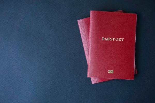 two copies of passport 